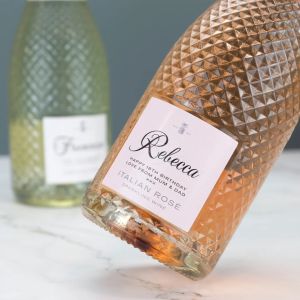 Pegatina - Etiqueta de vino de champán Prosecco personalizada