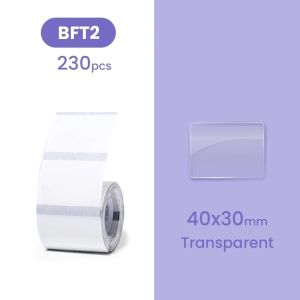 Etiqueta NIIMBOT para B21 / B1s 40x30 mm 230 uds / Transparente