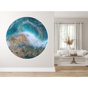 Adhesivos de pared -  Azul agua / Círculo