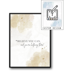 QUOTE POSTER WATERCOLOR